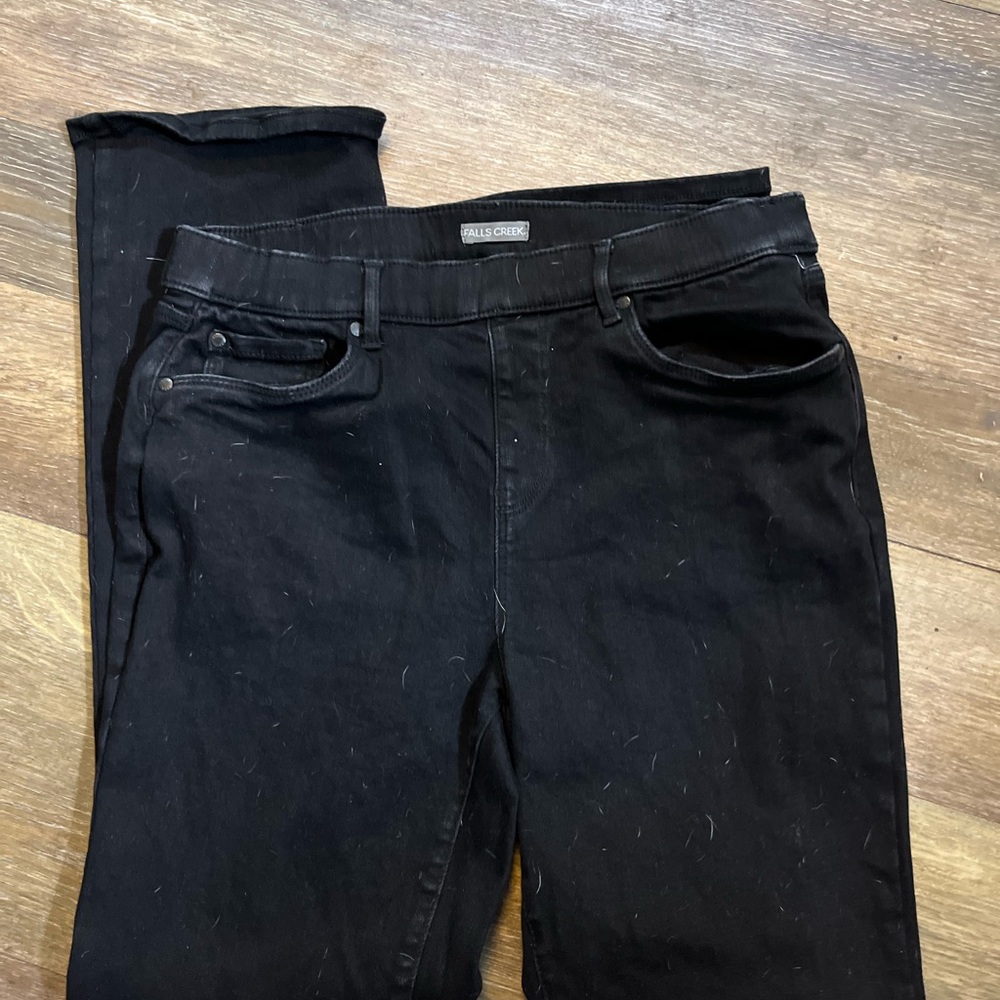 Falls Creek Women's Dark Straight Leg Jeans